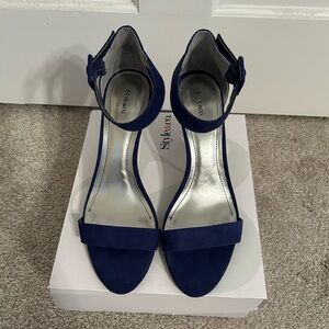 Style & Co. Women's Navy Heels with Ankle Strap NEW IN BOX